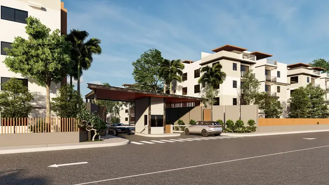 Entrada del residencial